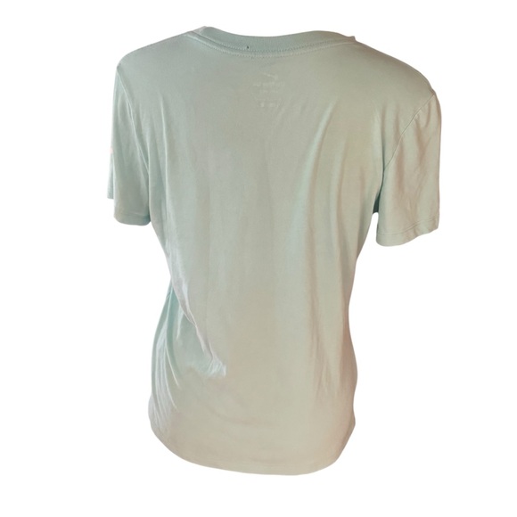 NIKE Just Do It Basketball T Shirt Light Blue Short Sleeve Womens Medium - Picture 7 of 10